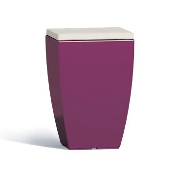 Seduta Fine In Resina 33x33 CM Viola