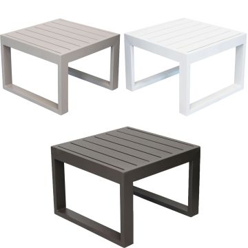 Tavolino in alluminio da giardino 45x45cm vari colori mod. Cuba