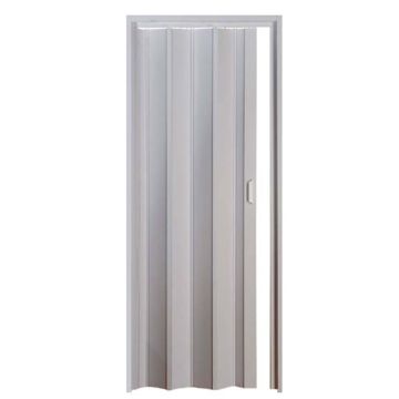 Porta a soffietto da interno in kit in PVC Grigia 82x210 cm mod. Simona
