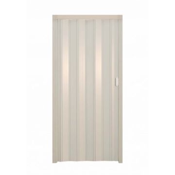 Porta a soffietto da interno in kit in PVC Avorio 1013 82x210 cm mod. Simona
