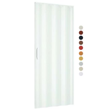 Porta a soffietto da interno in kit in PVC vari colori disponibili 82x220 cm mod. Simona