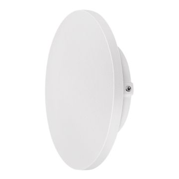 Applique led tonda da parete colore bianco mod. Luna