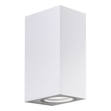 Applique led da parete a doppio fascio colore bianco mod. Toledo