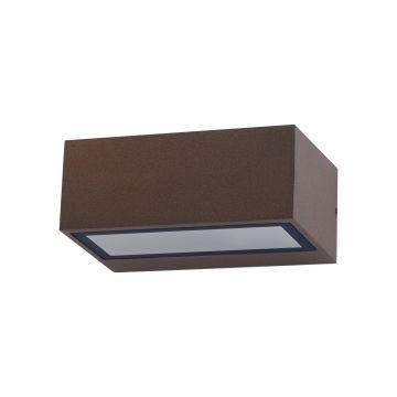 Applique led da parete colore corten mod. Valencia