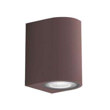 Applique led da parete colore corten mod. Cordova 1