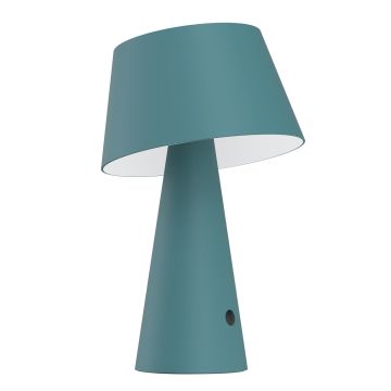 Lampada da tavolo led ricaricabile IP54 colore verde mod. Tizia