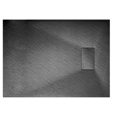 Piatto Doccia 70x170x2,6 cm Antracite Effetto Pietra mod. Strong