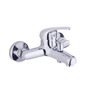 Miscelatore vasca con kit doccia Cromo con Leva monocomando mod. Alice