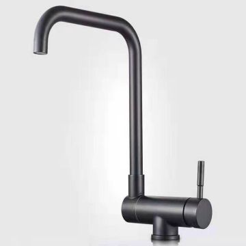 Miscelatore lavello Nero opaco con Leva monocomando mod. Maxim