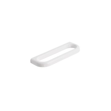 Porta asciugamani 30cm da parete Bianco in Termoindurente e ABS Mod. Linea
