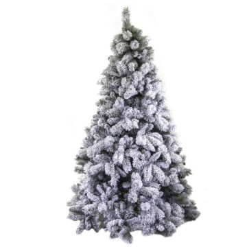 Albero di Natale 1189 rami Verde Innevato ø134 h 210 cm mod. Gennargentu