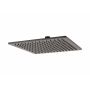 Kit Restyling Doccia Quadrato 1 getto Nero Opaco in Ottone e Acciaio Inox Aisi 304 verniciati Mod. Kit Black Quadrato
