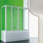 Box Doccia Sopravasca 3 lati 70x140x70 CM in Acrilico mod. Plutone 2 con apertura centrale