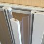 Box Doccia Semicircolare 75x75CM Raggio 38 H185 PVC mod. Sharp Laterale