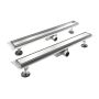 Canalina di scarico in Acciaio Inox 60x 7 CM a pavimento regolabile mod. Style