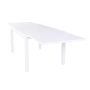 Tavolo allungabile in alluminio 135/270x90x75h cm colore Bianco mod. Hawaii