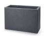 Fioriera Rettangolare colore Antracite 60x24,5 CM H 24,5 mod. Schio Cassa