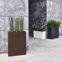 Fioriera Rettangolare colore Bronzo 60x24,5 CM H 24,5 mod. Schio Cassa