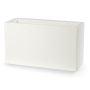 Fioriera Rettangolare colore Bianco 100x40 CM H 40 mod. Schio Cassa