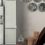 Mobile 2 ante 6 ripiani regolabili h 110 cm colore Eucalipto