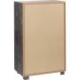 Mobile quadrante 6 cassetti h 112 cm colore Cemento