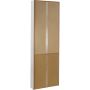 Scarpiera 5 ante 25 posti h 190 cm colore Specchio Naturale