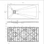 Piatto Doccia 90x160x2,6 CM Rettangolare Tortora Effetto Pietra mod. Blend
