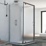Box Doccia 3 lati 80x70x80 AP. 70 CM H185 stampato C mod. Sintesi TRIO 1 Anta