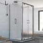 Box Doccia 3 lati 70x100x70 CM H185 stampato C mod. Sintesi Trio 2 Ante