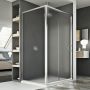 Box Doccia 80x140 CM H185 stampato C mod. Replay Duo 1 Anta