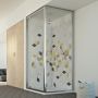 Box Doccia 75x80 AP. 80 CM H198 trasparente mod. Cristal Duo 1 Anta