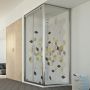 Box Doccia 75x80 AP. 80 CM H198 trasparente mod. Cristal Duo 2 Ante