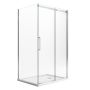 Box Doccia 70x110CM H200 Vetro Trasparente 8mm Versione Destra con EasyClean mod. Prime Duo 1 Anta