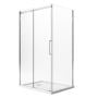 Box Doccia 80x150CM H200 Vetro Trasparente 8mm Versione Sinistra con EasyClean mod. Prime Duo 1 Anta