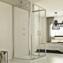 Box Doccia 3 lati 90x130x90 CM H198 trasparente mod. Cristal Trio 2 Ante