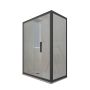 Box doccia scorrevole 80x150 CM H 200 Vetro Trasparente Profilo Antracite mod. Deco Duo