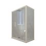 Box doccia scorrevole 75x100 CM H 200 Vetro Trasparente Profilo Champagne mod. Deco Duo
