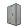 Box doccia scorrevole 70x130 CM H 200 Vetro Trasparente Profilo Blu Navy mod. Deco Duo