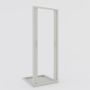 Porta doccia a soffietto in PVC 130 cm H 185 mod. Giglio con apertura centrale
