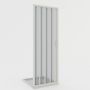 Porta doccia a soffietto in PVC 80 cm H 185 mod. Giglio con apertura laterale