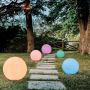 Lampada sfera luminosa da giardino Ø 70 cm Luce Rosso con Cavo mod. Hoop