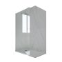 Parete doccia Walk-in da 90 CM H 200 Vetro Trasparente Profilo Blu Vintage in pvc mod. Kolors