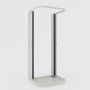Box doccia a 3 lati in PVC a soffietto H 185 mod. Narciso con apertura centrale