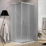 Box Doccia Rettangolare 80x90 H185 Stampato C 6mm mod. Ready