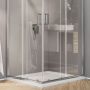 Box Doccia Rettangolare 90x120 H185 Trasparente 6mm mod. Ready