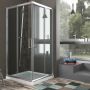 Box Doccia Rettangolare 70x90 H185 Stampato C 6mm mod. Alabama