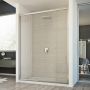 Porta Doccia 140CM H198 Trasparente mod. Young 2 Ante