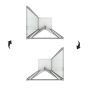Box Doccia 75x90 AP. 90 CM H198 stampato C mod. Urban Duo P