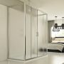 Box Doccia 3 lati 75x120x75 CM H198 stampato C mod. Young Trio 2 Ante