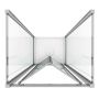 Box Doccia 3 lati 80x70x80 CM H198 trasparente mod. Urban Trio P